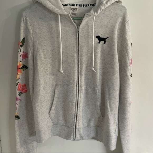 Victoria's Secret Jackets & Blazers - Victoria's Secret PINK Gray Knit Jacket Sz M